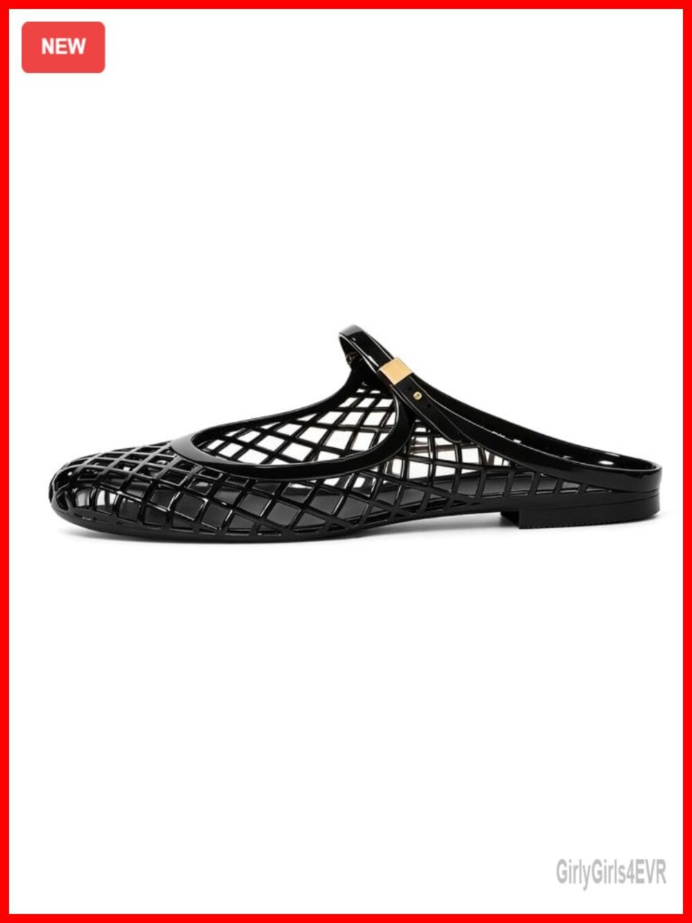 Clear Jelly Slide Sandals Mary Jane Mules Breathable Closed Toe Flat Summer